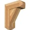 Ekena Millwork Traditional Craftsman Rough Sawn Bracket w/ Offset Brace, Western Red Cedar, 8"W x 20"D x 24"H BKT0806X20X24TRA04RWR - alternate 1